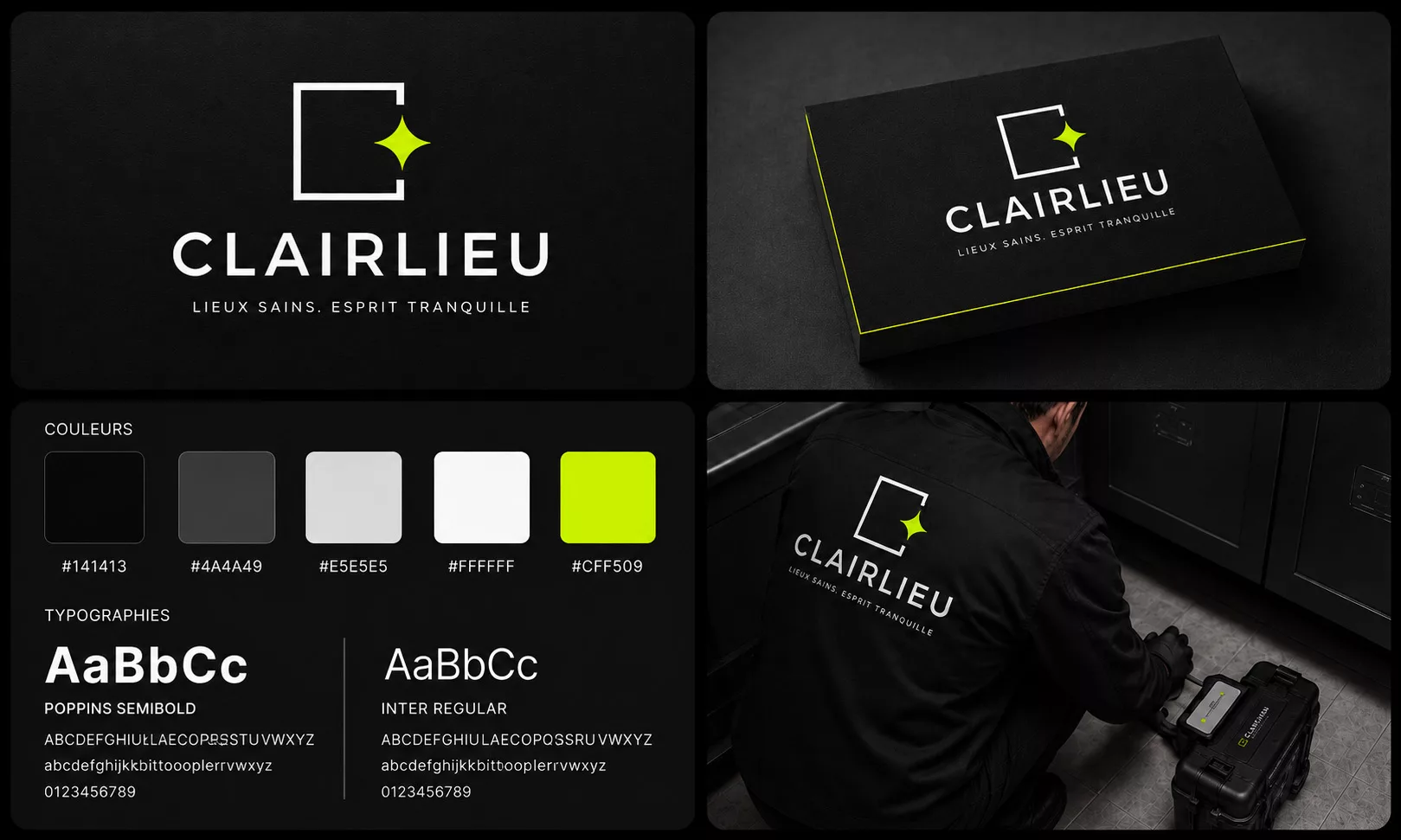 Charte graphique et identité visuelle de Clairlieu