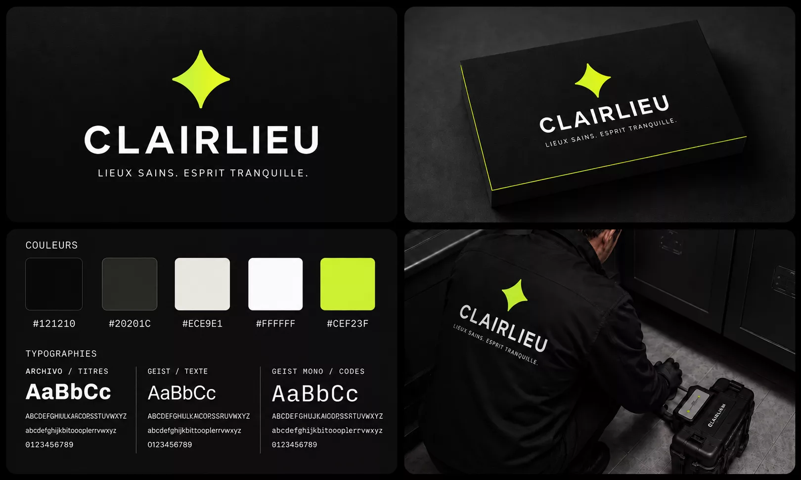 Charte graphique et identité visuelle de Clairlieu