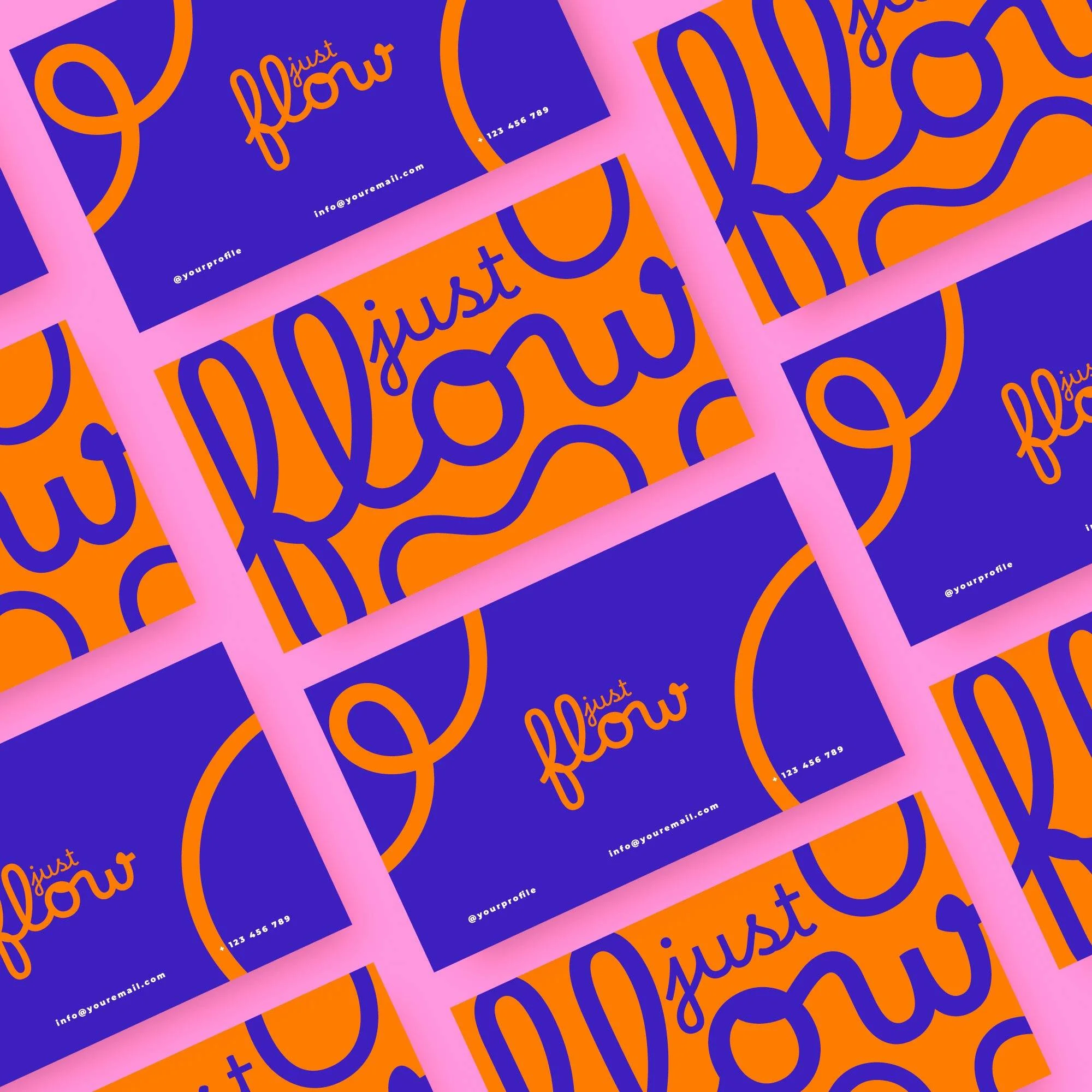 Visuels de charte graphique créée par une agence web